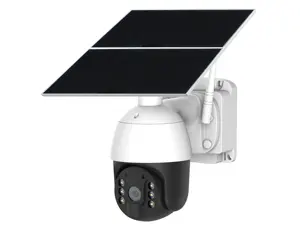 VEEKEI Kamera Pintar CCTV, Kamera Pintar Luar Ruangan 24/7, 4G SIM, Keamanan Nirkabel, 20W, Kamera Surya, Baterai 30000MAh, Pengawasan Video CCTV