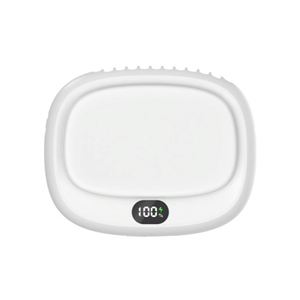 Portable <b>Bladeless</b> Hanging <b>Neck</b> & Waist <b>Fan</b> Mini USB Rechargeable Sports Cooler Novelty Gift for Outdoor Travel - Product Image 6