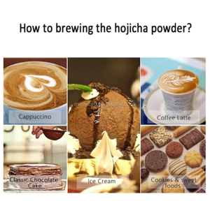 最高級のお茶道用ほうじ茶（デザート用）宇治ほうじ茶粉末 深煎りほうじ茶 - Product Image 2