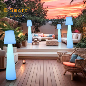 Lampe sur pied LED moderne et élégante, sans fil, avec changement de couleur à 16 couleurs, <span class=keywords><strong>colonne</strong></span> carrée, indice de protection IP65, pour Halloween et Noël - Product Image 5