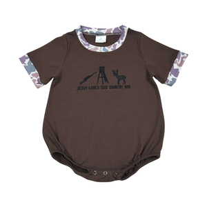 Vêtements pour enfants en gros RTS, PAS de MOQ, Combinaison de chasse au cerf pour bébé garçon - Product Image 1