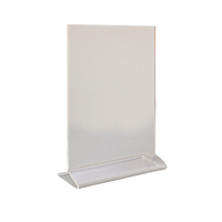 Support de Menu de Table en bois acrylique en plastique personnalisé avec un Design personnalisé