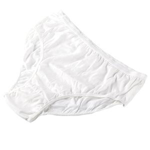 Einweg-Strick-Slips aus reiner Baumwolle für Damen Reise höschen Hohl dekorationen im weißen Dreieck-Stil XL XXL <span class=keywords><strong>XXXL</strong></span> für den Spa-Gebrauch - Product Image 1