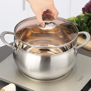 Olla para Sopa DFS206, Utensilios de Cocina, Olla Holandesa Reforzada, Logotipo y Empaque Personalizados, Fondo Compuesto de Tres Capas - Product Image 1