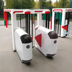 Chất lượng cao SUS 304 Flap rào cản turnstiles cửa dễ thương Kid thân thiện cao an toàn truy cập cho mẫu giáo và công viên giải trí - Product Image 4