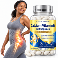 Formule professionnelle de gélules de calcium et de vitamine D3 pour maintenir des os et des dents solides, complément alimentaire pour la santé