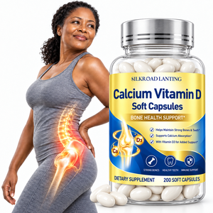 Cápsulas Blandas de Calcio y Vitamina D3 con Fórmula Profesional para Mantener Huesos y Dientes Fuertes, Suplemento Dietético para el Bienestar - Product Image 1