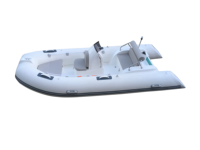 0.9mm pvc matériel de luxe en fiber de verre bateau de bateau gonflable de haute qualité
