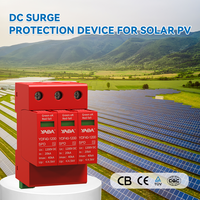 YADA SPD CB CE TUV Certifié 3P 20KA-40kA 1000V 1200V Protection contre les surtensions solaires PV DC SPD Dispositif de protection contre les surtensions