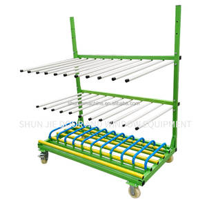 Cadre de fenêtre mobile de 10 cm, chariot de rangement de panneaux de porte, planche en bois, chariot en porte-à-faux pour l'usine, vente en gros - Product Image 2