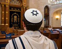 Kippa au crochet - Magan David