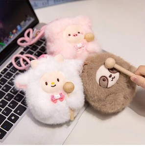 Lindo Llavero Antiestrés de Peluche, Colgante de Animal de Peluche Suave de Poliéster y Algodón PP para Regalo de Fiesta - Product Image 1