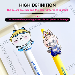 Penna a sfera con ciondolo personalizzato in fabbrica Anime carina penna acrilica di colore moda con logo personalizzato - Product Image 4