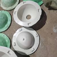 Moule léger et grand en verre rond pour pot de fleurs, idéal pour les grands pots d'hôtels, produit ménager moulé par injection