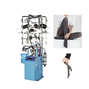 Computerized high speed flat stocking pantyhose making machine