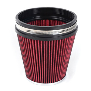 Filtro de Aire de Alto Flujo de 152 mm con Cabeza de Hongo Roja para Modificación de Automóviles, Elemento de Admisión Mejorado - Product Image 1
