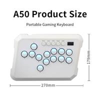 Controlador Arcade A50 Hitbox con Iluminación RGB para PC, PS4 y Juegos de Lucha