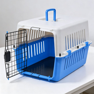 Cage de transport pour animaux de compagnie à <span class=keywords><strong>prix</strong></span> d'usine, coque en plastique durable, anti-évasion, facile à nettoyer, idéale pour les voyages en <span class=keywords><strong>avion</strong></span> - Product Image 3