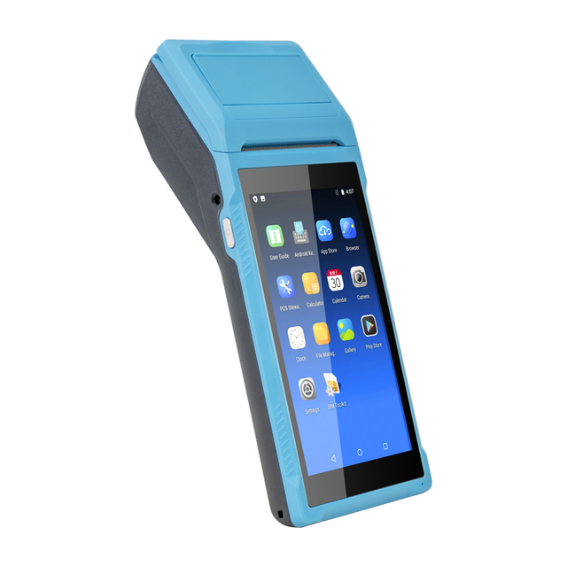POS Receipt Printer Upgraded Android 11 OS Mobile POS 58mm Receipt Printer 5.5" Touch Screen PDA Printer Supports WiFi
