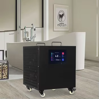 Senyap kecil 1/3hp R410A pendingin air kondisi baru dengan Filter dan pompa 220V peralatan pendingin Plunge dingin untuk mandi es rumah