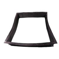 Connecteur flexible en caoutchouc rectangulaire, joint d'expansion en caoutchouc à bride carrée pour conduit de ventilation