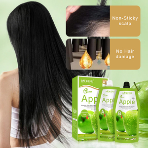 OEM all'ingrosso Apple 72 colore dei <span class=keywords><strong>capelli</strong></span> crema senza ammoniaca senza macchia Apple colore dei <span class=keywords><strong>capelli</strong></span> crema per Unisex <span class=keywords><strong>capelli</strong></span> <span class=keywords><strong>capelli</strong></span> barba colore nero <span class=keywords><strong>colorante</strong></span> - Product Image 4