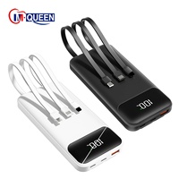 Power Bank Portabel Kapasitas Tinggi 20000mAh, Layar Digital, Bersertifikasi CE & RoHS, Ultra Tipis, Baterai Li-Polymer, Pengisian Cepat, Pengisian Nirkabel