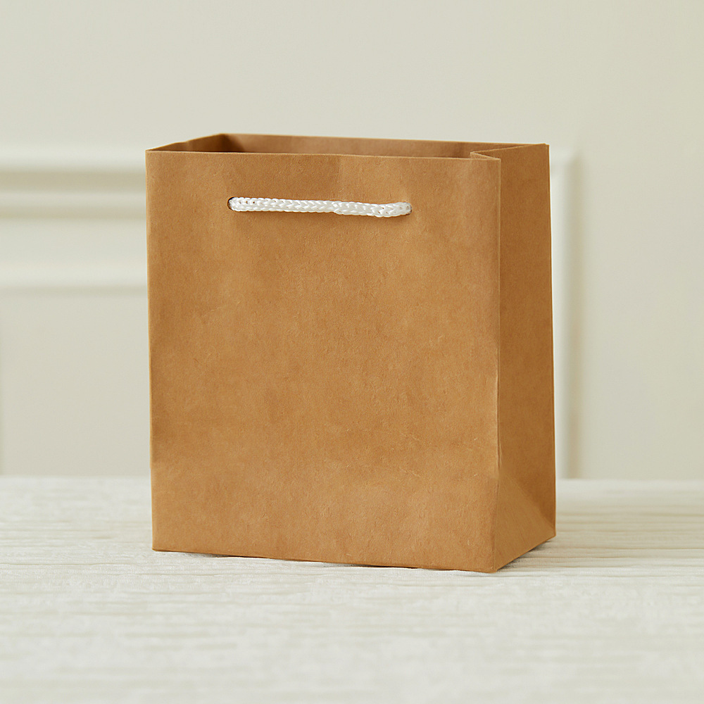 Sac fourre-tout marron [12 x 11 x 6 cm]