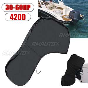 Housse de protection complète pour moteur hors-bord de bateau 420D, anti-rayures, pour moteurs de bateau de 30 à 60HP, étanche - Product Image 1