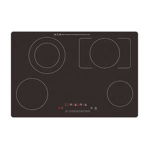 Built-in 4 burner Touch Control Ceramic Stove <b>Electric</b> <b>Cooker</b> with Multiple <b>Ring</b> for Baking Pan - Product Image 1