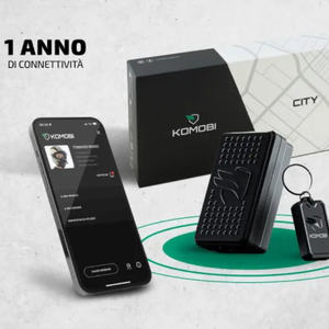 KOMOBI CITY - Rastreador GPS Antirrobo para Motocicletas con Alarma, Seguimiento y Detección de Accidentes - Product Image 1