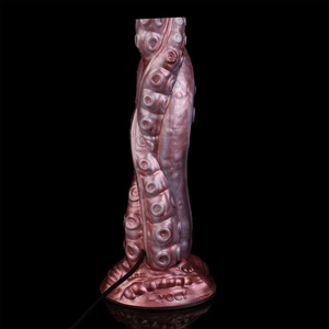 YOCY Fantasy Octopus Tentacle <b>Dildo</b> with Realistic Suction Textures Flexible Soft Silicone Shaft for Anal and Vaginal Play - Product Image 4