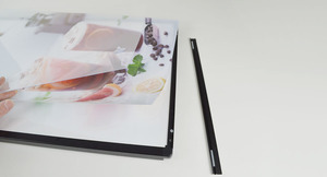 กรอบอลูมิเนียมไฟ LED แผงเมนูแสดงกรอบรูป - Product Image 4
