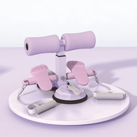 Appareil d'entraînement abdominal multifonctionnel avec ventouse, assistant pour crunches et corde de traction, pour le renforcement du tronc, équipement de fitness pour usage domestique