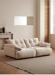 Fauteuil Modulaire Bud de Luxe Léger, Style Nuage, Tissu, Assise Profonde, Design Moderne et Luxueux pour Salon - Product Image 2