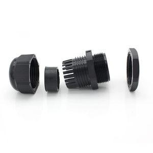 Prensaestopas m20 de nailon resistente al agua, prensaestopas fijas de plástico para cables, tipo MG, PG, MG, M NPT - Product Image 3