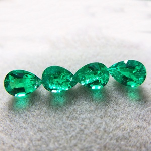 Loose <strong>Gemstones</strong> Wholesale Certified Loose Pear Shape <strong>Morganite</strong> <strong>Gemstone</strong> Emerald Stones for Jewelry Making - Product Image 5