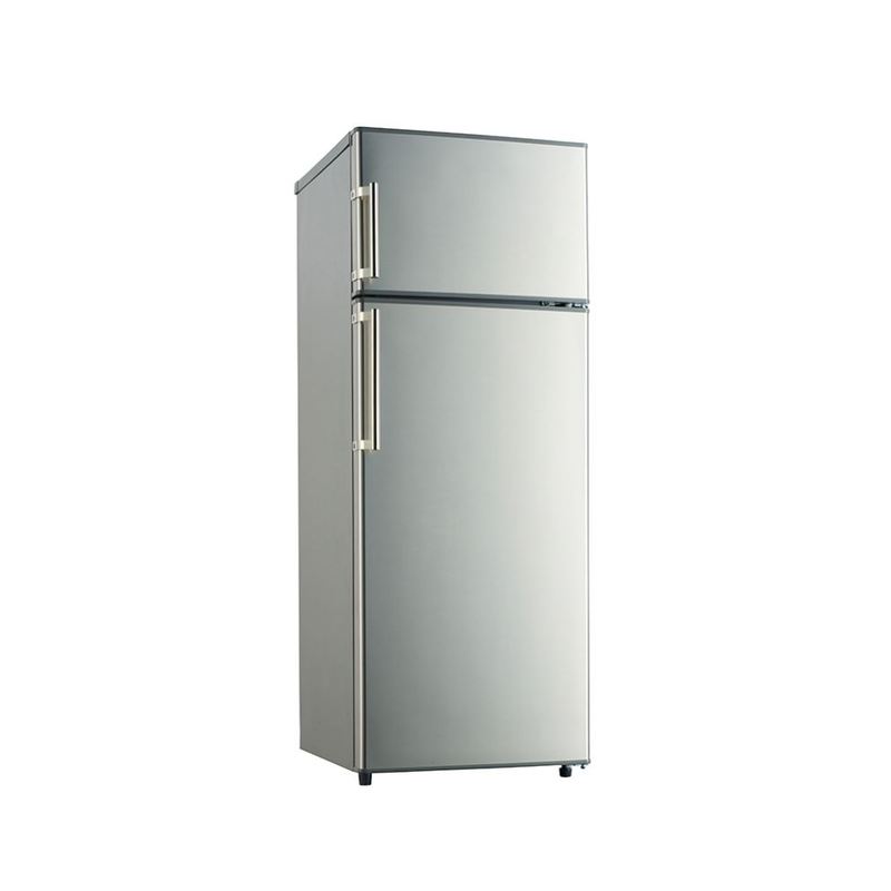 210L Double Door Refrigerator Top Freezer