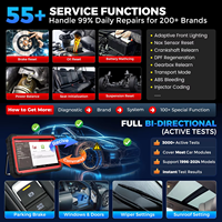 Herramienta de Diagnóstico Bidireccional X431 Pro3S+ V5.0, Lector de Códigos OBD2 EOBD, 37 Funciones de Reinicio, Software de 2 Años de Garantía, Pantalla de 13.3 Pulgadas