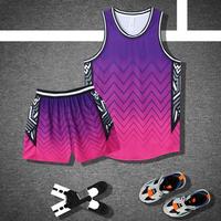 Conjunto de Uniforme de Baloncesto al por Mayor, Personalizado con Sublimación, Logotipo, Sin Mangas, Poliéster, Secado Rápido, Transpirable, para Jóvenes y Hombres