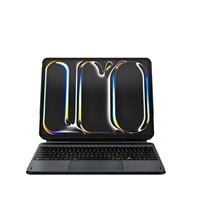   Clavier Magique avec Trackpad et Support Flottant Rétroéclairé 7 Couleurs pour iPad 10e Génération 10,9 Pouces 2022 et iPad 11 pouces (A16) 2025