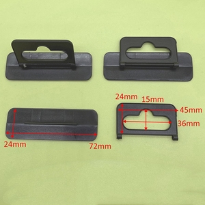 2024 nouveau design chaud noir <span class=keywords><strong>90</strong></span> <span class=keywords><strong>degrés</strong></span> 5 styles affichage en plastique accrocher onglet pliable Euro crochet cintre - Product Image 3