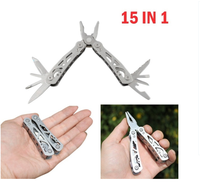 Pinces Multitools de Poche en Acier Inoxydable 2026 pour Dropshipping, Outil Manuel Couteau Tournevis pour le Camping, la Chasse et la Randonnée