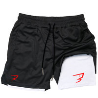   Shorts de course 2-en-1 pour hommes 5.0 – Idéal pour l'entraînement, la gym, le fitness, le jogging, la plage et les sports d'été