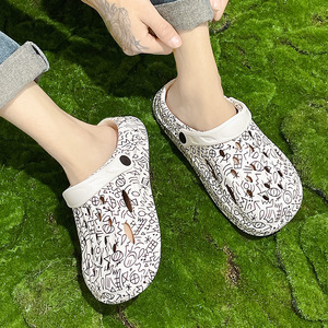 2023 Mới Sandal Tùy Chỉnh Phong Cách Nhanh Chóng Làm Khô Không-Trượt Người Đàn Ông Phụ Nữ Vườn Giày Trọng Lượng Nhẹ Làm Xốp Runner EVA Mùa Hè Dép - Product Image 4