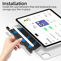 Clavier Magique Portable à Succès avec Emplacement pour Stylet, Matériaux Silicone et Métal, Compatible avec le Clavier Magique