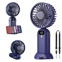 Mini ventilateurs de poche portables rechargeables par USB Design de silhouette noir et rose personnalisé Air de refroidissement pour une utilisation de bureau de voiture électrique portable