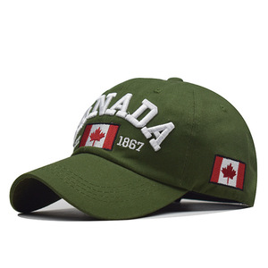 Gorro de Béisbol de Algodón Suave con Bordado de Hoja de Arce, Letra Popular de Canadá, Gorra Deportiva para Hombre y Mujer - Product Image 6