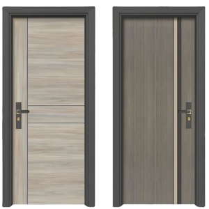 Meilleure vente Couloir en bois insonorisé moderne Banque d'accès Porte en acier antidéflagrante Livraison résidentielle rapide Surface finie - Product Image 3