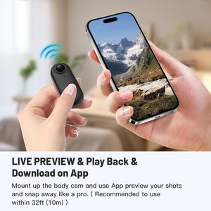 1080P Nhỏ Xách Tay Vlogging Máy Ảnh Hands-Free Pov Máy Ảnh Cơ Thể Không Thấm Nước Mũ Bảo Hiểm Máy Ảnh Với Núi Bộ Dụng Cụ - Product Image 3
